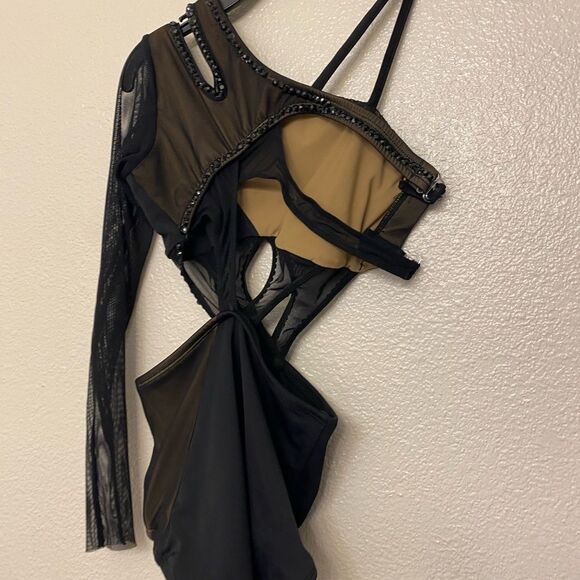 Tenth House 2 Die solo dance costume strap black ALTITUDE TD25450 LC-large child - Picture 9 of 13